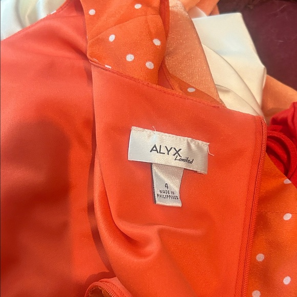 Alyx Orange and Navy Dress - Picture 2 of 3